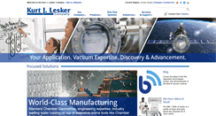 Desktop Screenshot of lesker.com